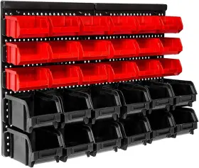 726084156098 WISION Wall Storage Bins Mount Tool Organizer