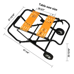 786833880919 WORKESS Table Saw Stand Rolling #2
