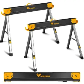 970230250176 WORKESS Saw Horses Pack Folding Sawhorse Table