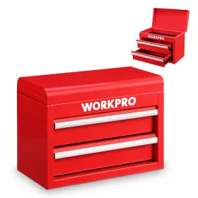082161 WORKPRO Steel Toolbox Drawer Mini Tool Box Ball Slide