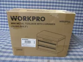 23W46 WORKPRO Mini Toolbox Drawers Top Storage Box
