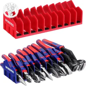 744759127365 WORKPRO Plier Organizer Rack Holder Cutter