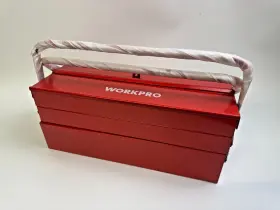 W082075AB WORKPRO Cantilever Tool Box Chest Organizer Steel