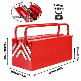 W082075AE WORKPRO Tool Box Cantilever Folding Storage #3