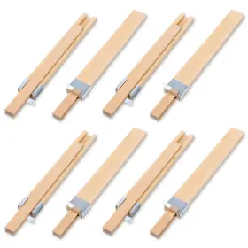 AM557208 WUTFUOOO Pack Wooden Drawer Slides Bottom Mount Th