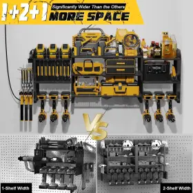S312925 XANKZI Power Tool Organizer Wall Mount Charging #3