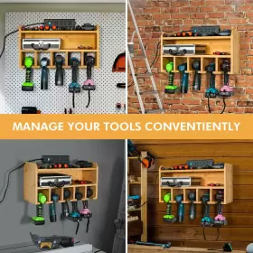894623699514 XCSOURCE Drill Charging Station Storage Wall #2