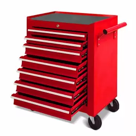 CD007-BLACK XIAOWAN Drawers Roller Tool Cabinet Storage Chest
