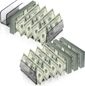 XWUS-N0071 XUWAIDSGN Pack Cash Trays Translucent Acrylic