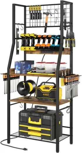 690003853453 YATINEY Power Tool Organizer Drill Holder Garage