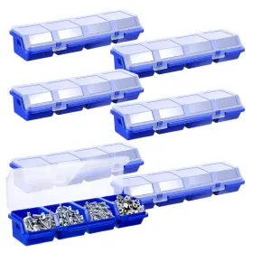 633239 YUANCHU Screw Organizer Box Lids Storage Bins Lock