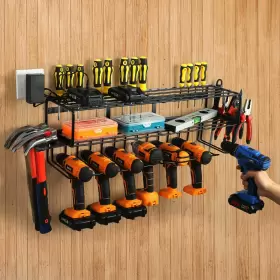 787996660752 YUETONG Power Tool Organizer Garage Storage Wall #3