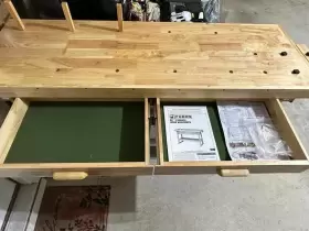 58832 YUKON Drawer Hardwood Workbench Woodworking Garage #2