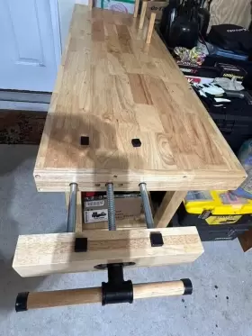 58832 YUKON Drawer Hardwood Workbench Woodworking Garage #3