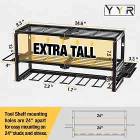 689854120951 YYR Power Tool Organizer Wall Mount Cordless #2