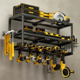 689854120951 YYR Power Tool Organizer Wall Mount Cordless