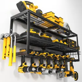 PTO-38 YYR Power Tool Organizer Wall Mount Slots Drill Rack