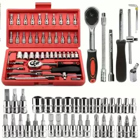 629721878783 ZCLY Car Repair Tool Ratchet Torque Wrench Set