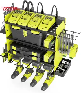 726084689008 ZEAKOC Power Tool Organizer Charging Station Me