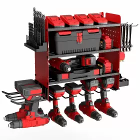TRC11 ZEAKOC Power Tool Organizer Holders Garage Center Wall