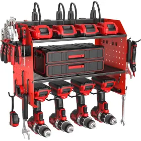 ZS-GJJ02R ZESEN Power Tool Organizer Charging Station Drill