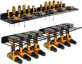 744110684902 ZLQ METAL Power Tool Organizer Charging Station