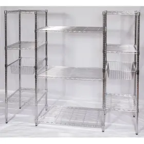 1UFL4 ZORO SELECT Wire Shelving Unit Shelves