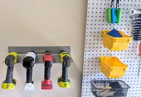 726084153509 ZTORQ Cordless Drill Tool Organizer Holder Wall #2