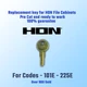 101E-225E.New Replacement key for HON File Cabinet locks, Pre cut to your code.