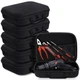 6 Pack Hard Storage Tools Case 10.6 x 7.9 x 2.8 Inch Empty Tool Organizer wit...