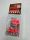 (4 Packs of 6) Ergodyne Squids Tool Connectors Model 3700 4.5" Orange 2 Lbs