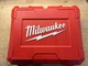 Milwaukee Hard Case 10-20-1677 Case Only fits Combo kit 2801-22CT 14.5x12.5 New