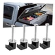 4PCS Truck Tool Box Mounting Kit, J Hook Truck Toolbox Clamps, No Black