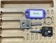 ( 2 ) Two Knaack/Delta/Pertco Truck Toolbox Keys Series RH43   Fast Shipping