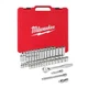 Milwaukee 48-22-9008 Milwaukee Tool 3/8" Drive 56pc Ratchet & Socket Set - SAE &
