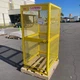 Z@ JAMCO Vertical Gas Cylinder Storage Cabinet 71&rdquo;x39&rdquo;x31&rdquo; Yellow CV051YP