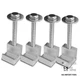 4PCS Truck Tool Box Mounting Kit, J Hook Truck Crossover Tool Boxes for Silver