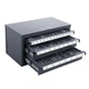 VEVOR Drill Bit Dispenser Organizer Cabinet Three-Drawer for 1/16in to 1/2in