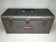 Vintage Craftsman 6512 Crown Logo Metal Tool Box 20" with Tray - Plastic Handle