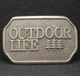 WA23105 GREAT VINTAGE 1970s **OUTDOOR LIFE** MAGAZINE BELT BUCKLE