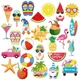 Fabbay 25 Pcs Summer Cruise Door Magnets Small to Medium, Style