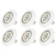 uxcell 6 PCS Drawer Rollers 28mm x 6mm Wheel 2mm Step, Nylon 2mm, White 