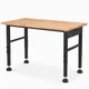 VUWIF 48" Workbench with Footpads, Adjustable Height Workbench with Rubberwoo...