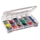 Akro-Mils 5905 Adjustable-Compartment Storage Case, 9-1/2"W x 14-3/8"H x 2-1/2"D