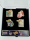 1996 JORDAN SPACE JAM 4 PIN BACK SET IN FACTORY BOX LTD ED.   #1630 Of 2500