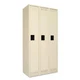 Tennsco STS121872CSD Single Tier Locker, Three Units36w X 18d X 72h, Sand