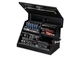 Montezuma SM200B 23" x 14" Triangle Toolbox, Steel, Black