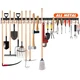 Tvkb 68'' All Metal Garden Tool Organizer Wall Mount Garage Organizers