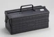 TOYO STEEL 2-Tier Tool Box ST-350BK2 Openable door Storage Case NEW Free Ship JP