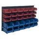 Stalwart 30 Bin Wall Mounted Parts Rack Nut Bolts Crafts Garage Storage Bins
